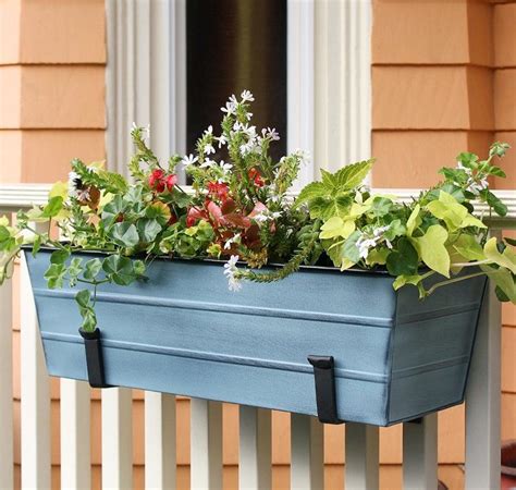 galvanized metal window boxes